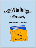 ASSIGN to Delegate Effectively Student Manual