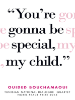“You’Re Gonna Be Special, My Child.”: “You’Re Gonna Be Special, My Child.”