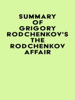 Summary of Grigory Rodchenkov's The Rodchenkov Affair