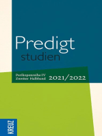 Predigtstudien 2021/2022 - 2. Halbband: Perikopenreihe IV