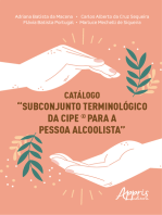 Catálogo Subconjunto Terminológico da CIPE® para a Pessoa Alcoolista