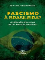 Fascismo à brasileira?: análise dos discursos de Jair Messias Bolsonaro