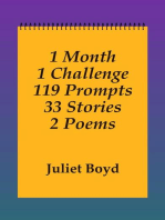 1 Month, 119 Prompts, 33 Stories, 2 Poems