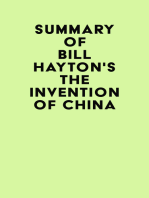 Summary of Bill Hayton's The Invention of China