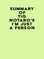Summary of Tig Notaro's I'm Just a Person