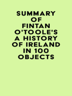 Summary of Fintan O'Toole's A History of Ireland in 100 Objects