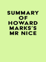 Summary of Howard Marks's Mr Nice