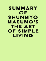 Summary of Shunmyo Masuno's The Art of Simple Living