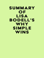 Summary of Lisa Bodell's Why Simple Wins