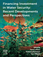 Financing Investment in Water Security: Recent Developments and Perspectives