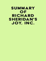 Summary of Richard Sheridan's Joy, Inc.