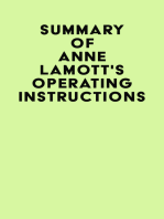 Summary of Anne Lamott's Operating Instructions