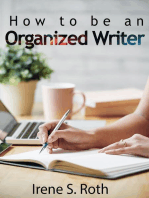 How to Be an Organized Writer?