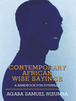 Contemporary African Wise Sayings: A Handbook for Juveniles