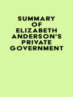 Summary of Elizabeth Anderson's Private Government