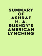 Summary of Ashraf H. A. Rushdy's American Lynching