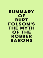 Summary of Burt Folsom's The Myth of the Robber Barons