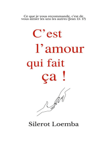 C Est L Amour Qui Fait Ca De Silerot Loemba Livre Electronique Scribd