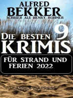 Die besten 9 Krimis für Strand und Ferien 2022