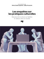 Les enquêtes sur les pratiques culturelles: Mesures de la culture au Québec et ailleurs dans le monde