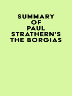 Summary of Paul Strathern's The Borgias