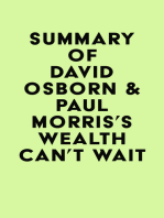 Summary of David Osborn & Paul Morris's Wealth Can't Wait