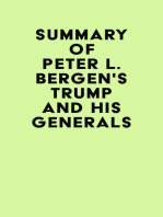 Summary of Peter L. Bergen's Trump and His Generals