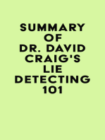 Summary of Dr. David Craig's Lie Detecting 101