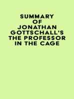 Summary of Jonathan Gottschall's The Professor in the Cage