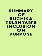 Summary of Ruchika Tulshyan's Inclusion on Purpose