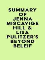 Summary of Jenna Miscavige Hill & Lisa Pulitzer's Beyond Beleif