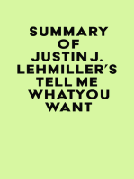 Summary of Justin J. Lehmiller's Tell Me What You Want