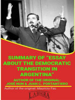 Summary Of "Essay About The Democratic Transition In Argentina" By José Nun & Juan C. Portantiero: UNIVERSITY SUMMARIES