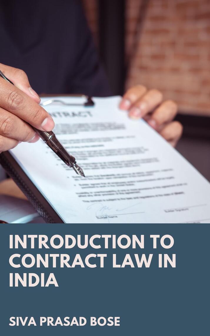 Introduction to Contract Law in India by Siva Prasad Bose (Ebook ...