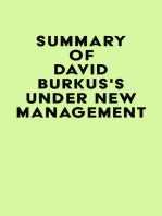 Summary of David Burkus's Under New Management