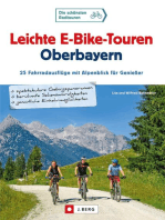 Leichte E-Bike-Touren Oberbayern: 25 Fahrradausflüge mit Alpenblick für Genießer