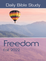Daily Bible Study Fall 2022: Freedom
