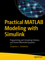 Practical MATLAB Modeling with Simulink: Programming and Simulating Ordinary and Partial Differential Equations