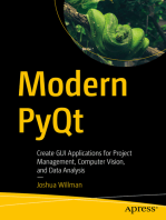 Modern PyQt: Create GUI Applications for Project Management, Computer Vision, and Data Analysis