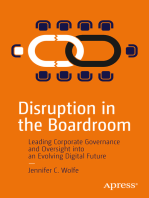 Disruption in the Boardroom: Leading Corporate Governance and Oversight into an Evolving Digital Future