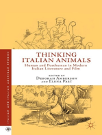 Thinking Italian Animals: Human and Posthuman in Modern Italian Literature and Film