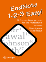 EndNote 1-2-3 Easy!: Reference Management for the Professional