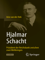 Hjalmar Schacht: Präsident der Reichsbank zwischen zwei Weltkriegen