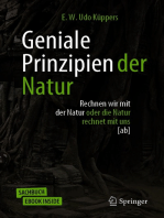 Geniale Prinzipien der Natur: Rechnen wir mit der Natur oder die Natur rechnet mit uns [ab]