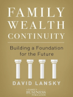 Family Wealth Continuity: Building a Foundation for the Future