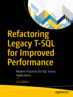 Refactoring Legacy T-SQL for Improved Performance: Modern Practices for SQL Server Applications