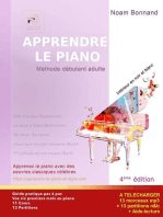 Apprendre le piano méthode débutant adulte (noir&blanc)