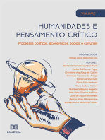 Humanidades e pensamento crítico: processos políticos, econômicos, sociais e culturais: Volume 1