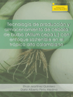 Tecnología de producción y almacenamiento de cebolla de bulbo (Allium cepa L.): con enfoque sostenible en el trópico colombiano