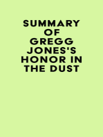 Summary of Gregg Jones's Honor in the Dust